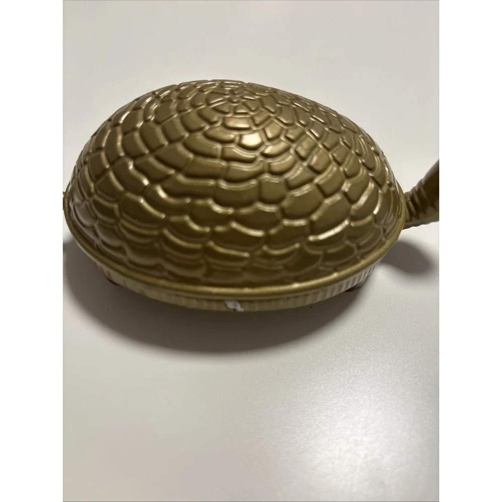 IKEA Statue Figurine Turtle Brass Gold Tone Color Made In India Removable Shell